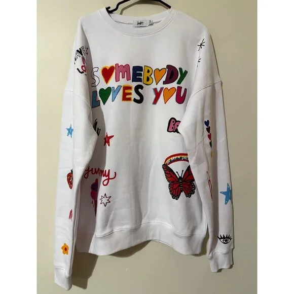 The Mayfair Group x @iscreamcolour "Somebody Loves You" crewneck sweatshirt OS $ - Picture 2 of 9
